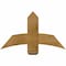 Ekena Millwork Bellingham Rough Sawn Timber Gable Bracket, Western Red Cedar, 36"W x 21"H x 4"D x 6"F, 14/12 Pitch GBW036X21X0406BEL00RWR - alternate 1
